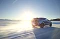 Al centro prove Jaguar Land Rover di Arjeplog, nel nord della Svezia, le temperature medie invernali raramente superano i -15C e scendono anche fino a -40C. 