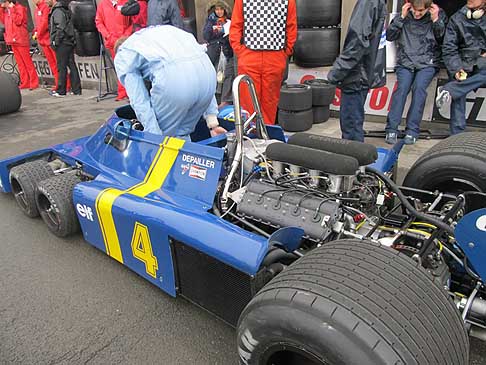 Film di Niki Lauda - Monoposto Tyrrell P34 del 1976 6 wheeler nel Film Rush
