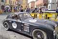 Aston Martin DB 2 del 1951 con il duo Michel DECREMER (B) e Marie Claire MARTENS (I) alle Mille Miglia 2021, slilata a Reggio Emilia con il numero di gara 185