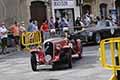 Fiat 508 S Balilla Sport Coppa DOro del 1934 duo italiano Giorgio NOTARI e Valtere BEMER alle Mille Miglia 2021, paserella a Reggio Emilia, in gara con il numero 79