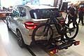 BMW X3 retro vettura con porta bici al BMW Welt di Monaco di Baviera