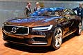 Volvo Concept Estate dettaglio frontale al Salone dell'Auto di Ginevra 2014