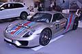Race car Porsche 918 Spyder Martini al Supercar Roma Auto Show 2014