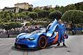 Renault Alpine A110-50 concept a Montecarlo con il pilota Carlos Tavares nel GP di Monaco 2012