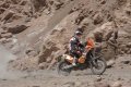 Dakar 11ma tappa - il biker brasigliano Zanol Felipesu moto KTM 450 Replica