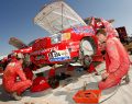 Nissan Pathfinder preparativi per la 7^ tappa della Dakar 2011 - photo credit DPPI