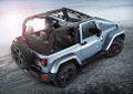 La configurazione a due porte, Jeep Wrangler, e quella a quattro porte, Jeep Wrangler Unlimited, sono entrambe equipaggiate con il motore turbodiesel da 2,8 litri.