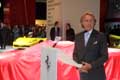 Stand Ferrari al Motor Show di Francoforte con Luca Cordero di Montezemolo