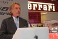 Presentazione Stand Ferrari al salone di Francoforte con Luca di Montezemolo