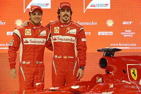 Ferrari - I Piloti Ferrari Felipe Massa e Fernando Alonso