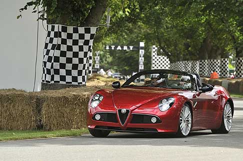 Alfa Romeo - Alfa Romeo 8C Spider al Goodwood Festival of Speed