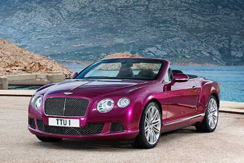 Bentley - Bentley Continental GT Speed Convertible calandra con griglia del radiatore a nido dape