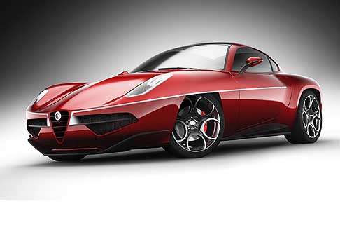 Disco Volante - Disco Volante Touring la carrozzeria Touring presenta ufficialmente la sua nuova realizzazione su base Alfa Romeo 8C Competizione