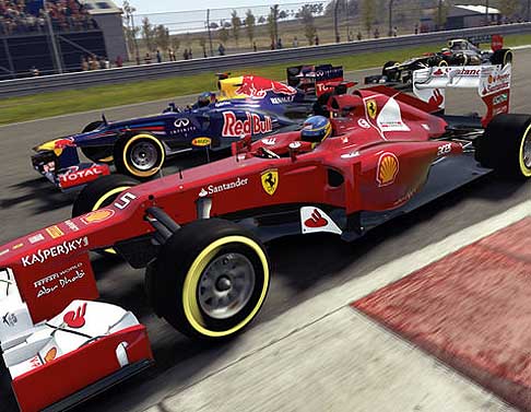 Videogames - F1 2012 Austin GP games con le Monoposto Ferrari, Red Bull e Lotus