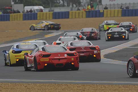 24 Ore di Le Mans - Spettacolo Ferrari Challenge a Le Mans 2013