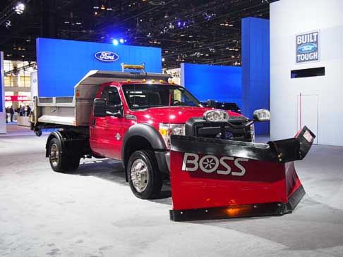 Ford - Ford F-550 spazza neve al Chicago Auto Show 2014