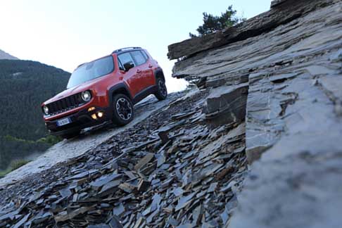 Jeep Renegade - Jeep Renegade con i due sistemi 4x4 Jeep Active Drive e Jeep Active Drive Low