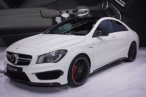 Mercedes-Benz - Mercedes CLA 45 AMG world premiere at the New York Auto Show 2013