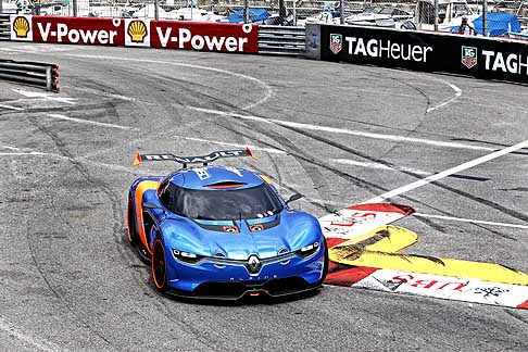 Renault - Renault Alpine A110-50 concept nel circuito cittadino di Montecarlo nel Principato di Monaco