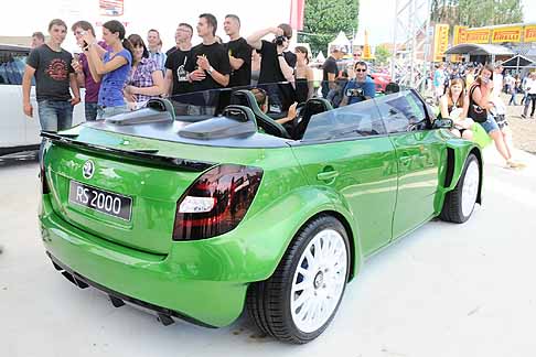 Skoda - Skoda Fabia RS 2000 concept posteriore vettura