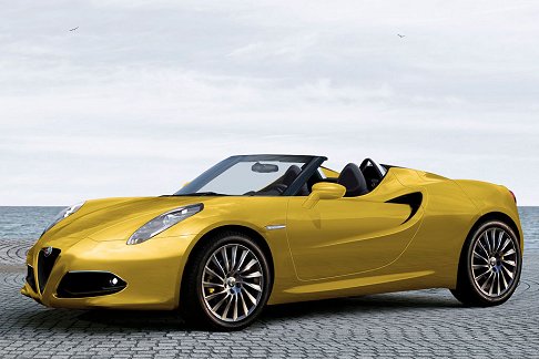 Alfa Romeo - Alfa Romeo 4C spider render