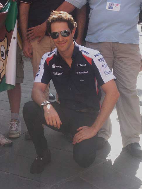 Bruno Senna - Bruno Senna pilota della Willimas in F1 al Trofeo Lorenzo Bandini 2012