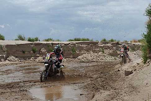 Dakar 2013 - Dakar 2013 moto n. 005 del biker Joan Barreda Bort su Husqvarna del team Husqvarna Rallye Team by Speedbrain