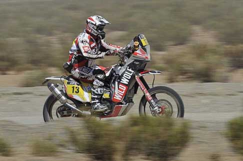 Dakar 2013 - Dakar 2013 biker Farres Guell Gerard cu motocoss Wild Wolf