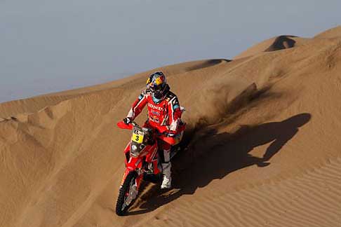 Dakar 2013 - Dakar 2013 IV Stage moto Honda del biker Helder Rodrgiues