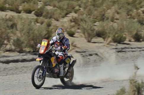 Dakar 2013 - Dakar 2013 VII stage biker Cyril Despres motocross KTM Rally