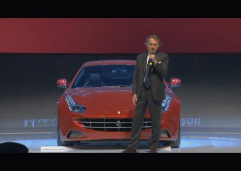 Ferrari - Ferrari FF con il presidente Montezemolo