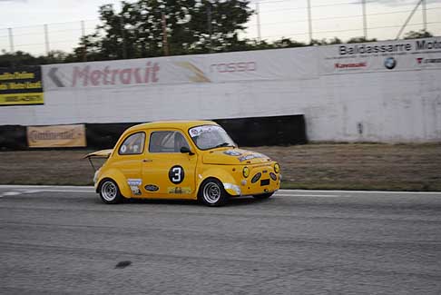 Microcar - Fiat 500 corse categoria Minicar con il pilota Licciulli Vito Flavio al Challenge del Levante di Binetto