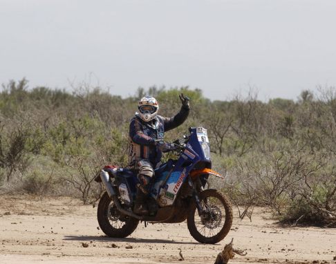 KTM - 13^ tappa Dakar 2011 moto KTM 690 Rally con Christian Califano