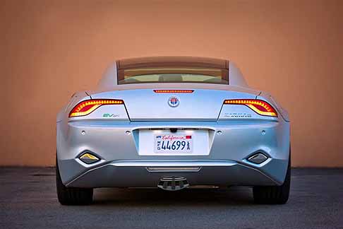 Fisker Automotive - Fisker Karma 2012 retro vettura Silver Wind