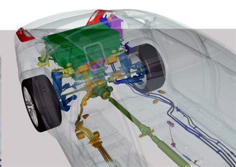 Jaguar - In dettaglio, la Jaguar XJ_e combina la struttura della vettura in alluminio leggero a un sistema elettrico plug-in ibrido (PHEV), con il motore 2.0 litri a benzina, turbocompresso e ad iniezione diretta e un cambio automatico a 8 marce. 