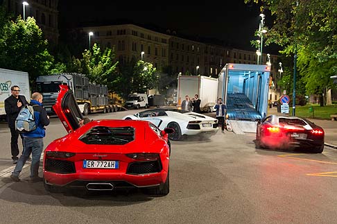 Lamborghini  - La conferenza stampa di annuncio della partenza del Grande Giro si  tenuta presso la Fondazione Pirelli.