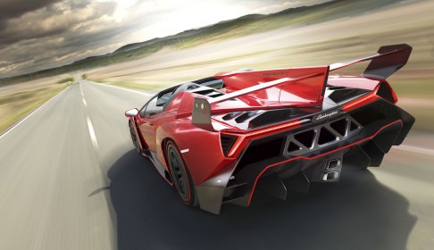 Lamborghini - Lamborghini Veneno roadster posteriore supercar