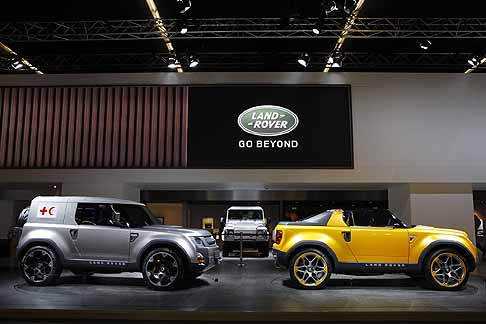 Land Rover - Land Rover Defender DC100 Concept e DC100 Sport in anteprima al Motor Show di Francoforte