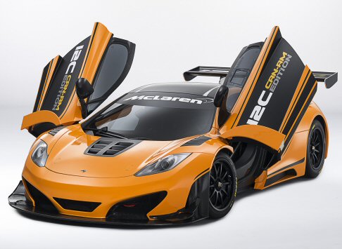 Mc Laren - Esclusiva versione da competizione del modello 12 C, la McLaren 12C Can-Am Edition debutta al Concorso dEleganza di Pebble Beach, appuntamento estivo con le auto storiche e le supercar, presentate in edizioni dedicate allevento. 