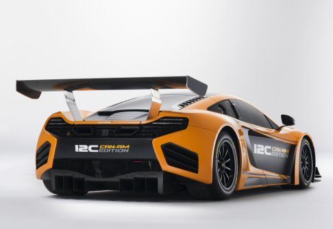 Mc Laren - Sotto la scintillante superficie della 12C Can-Am Edition ritroviamo la stessa scocca MonoCell in fibra di carbonio della road car.La vettura non  soggetta ai normali regolamenti da corsa, nonostante sia basata sulla race car 12C GT3.