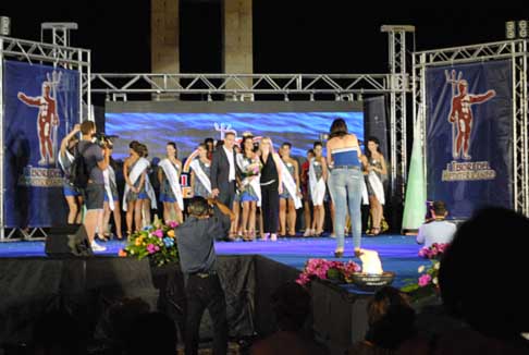 Miss Reggio Calabria - premiazione della fascia di Miss Venere del Mediterraneo ai Tesori del Mediterraneo 2012