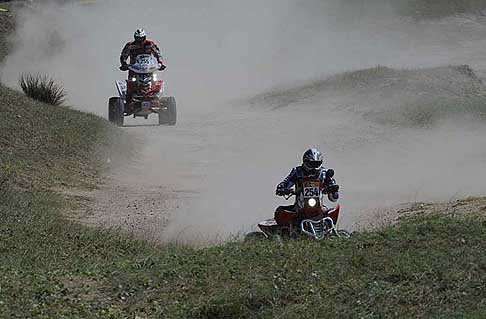 Yamaha - Dakar 2012 con i Quads 254 Declerck e il 255 Sonik