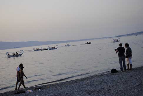 Reggio Calabria - Regata del Mediterraneo edizione 2012 finale gara e spiaggia a Reggio Calabria