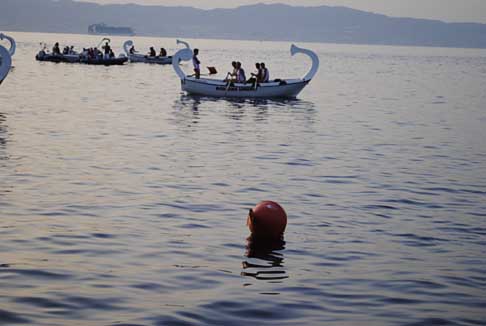 Reggio Calabria - Regata del Mediterraneo con l'equipaggio della regione Umbria giunta seconda al foto finish