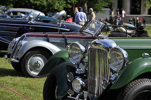 BMW - Villa dEste 2013 dettaglio auto storica Lagonda a Cernobbio sul Lago di Como