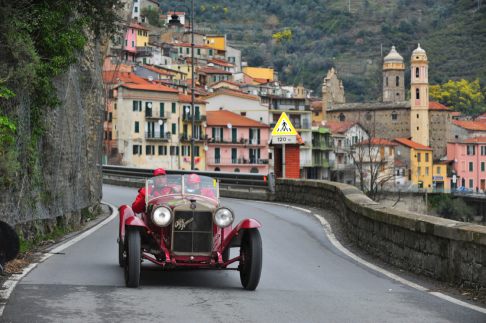 Coppa Milano-Sanremo - Vincitori della Coppa Milano-Sanremo: Giovanni Moceri e Rossella Labate su Alfa Romeo 6C 1500 Super Sport