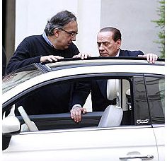 Berlusconi-Marchionne: polemiche sullo spostamento di Fiat in Serbia