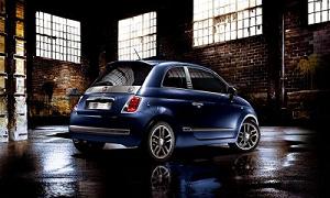 Nuova Fiat 500 by Diesel in blue jeans