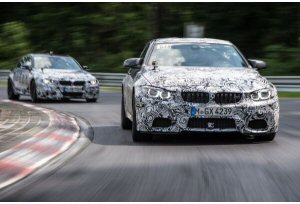 BMW M3 e M4 in pista sul circuito di Nurburgring