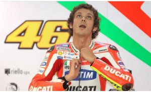 Valentino Rossi sempre pi lontano dalla Ducati